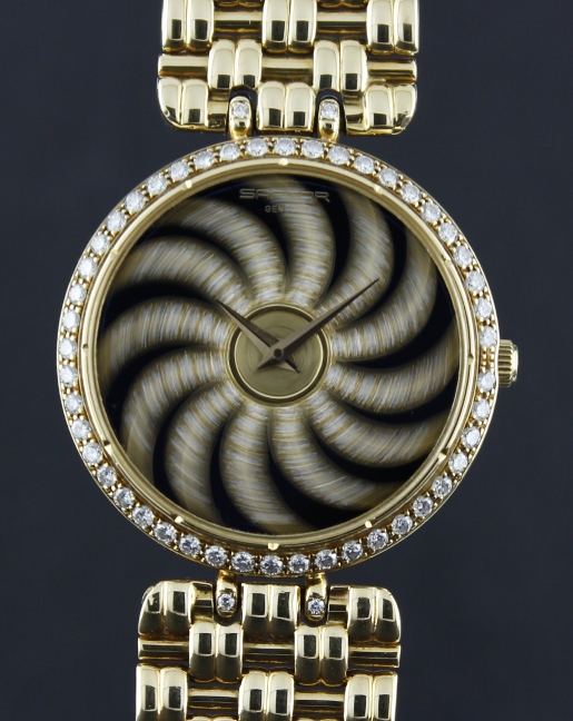 (image for) 100% ORIGINAL SARCAR 18K YELLOW GOLD WATCH / MAGIC MOON